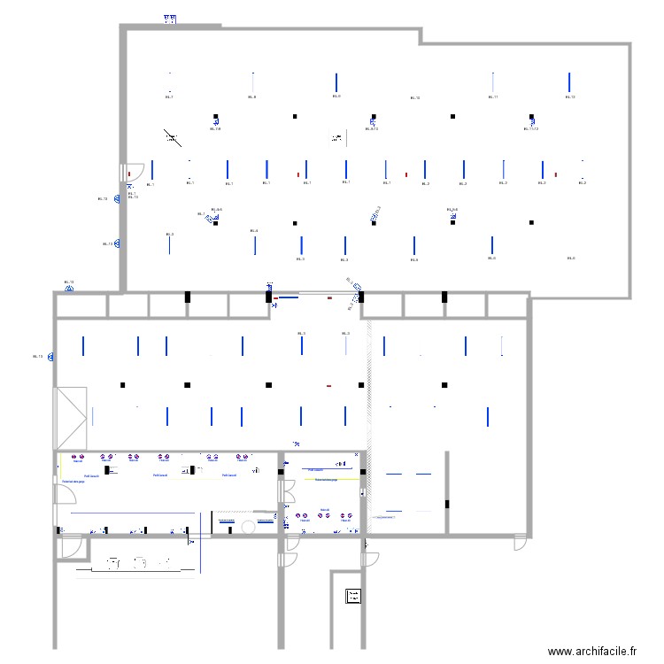 Garage Luc spits. Plan de 0 pièce et 0 m2