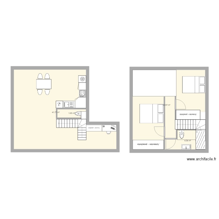 Nouvel appartement 2. Plan de 0 pièce et 0 m2