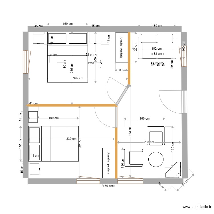 petite maison P-5. Plan de 0 pièce et 0 m2