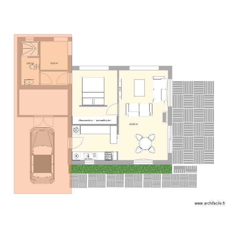 Cube 1CC. Plan de 0 pièce et 0 m2