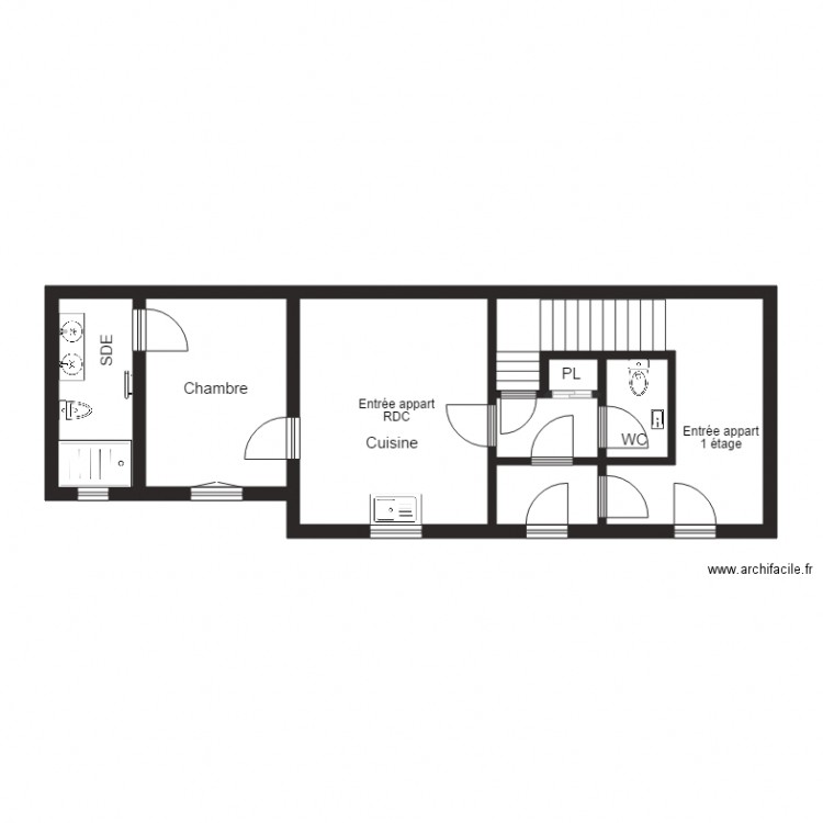 RDC NOUVEAU. Plan de 0 pièce et 0 m2