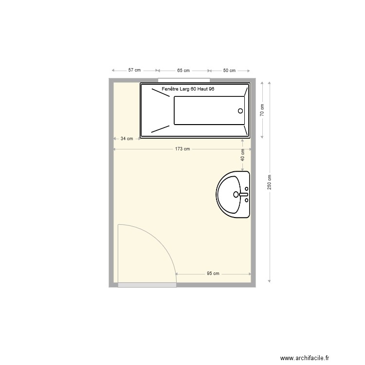 GANOT Existant. Plan de 0 pièce et 0 m2