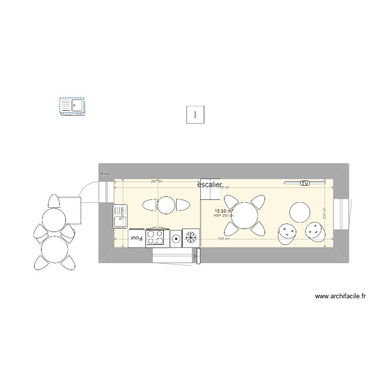 cuisine 1er. Plan de 0 pièce et 0 m2