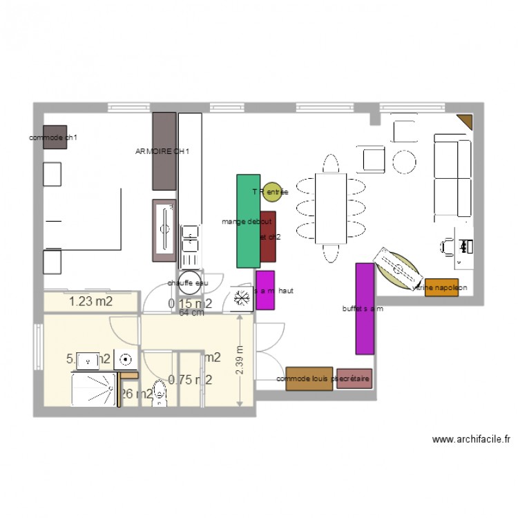 plan odile A. Plan de 0 pièce et 0 m2
