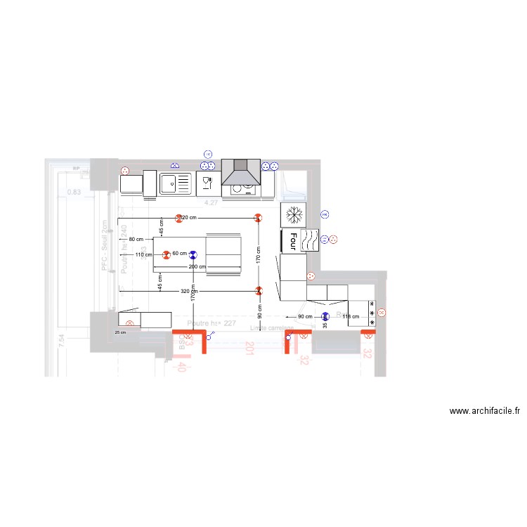 Cuisine TMA 1. Plan de 0 pièce et 0 m2