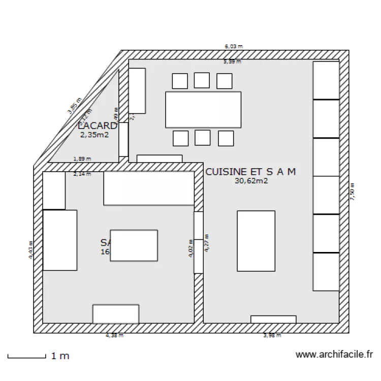 MAISON. Plan de 