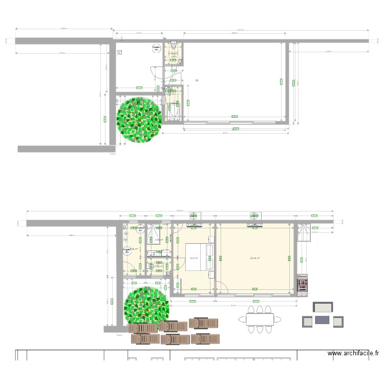 local piscine. Plan de 0 pièce et 0 m2