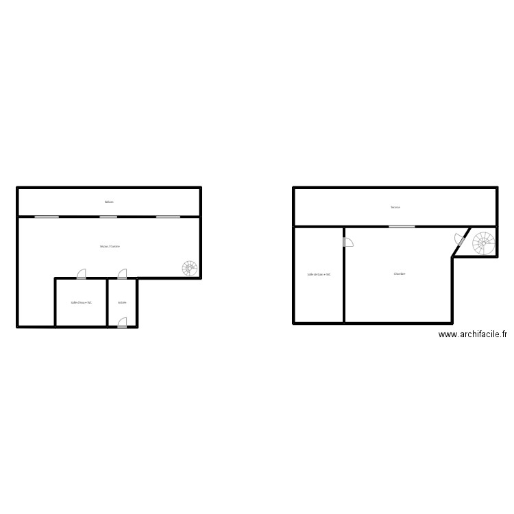 aiassa. Plan de 8 pièces et 154 m2