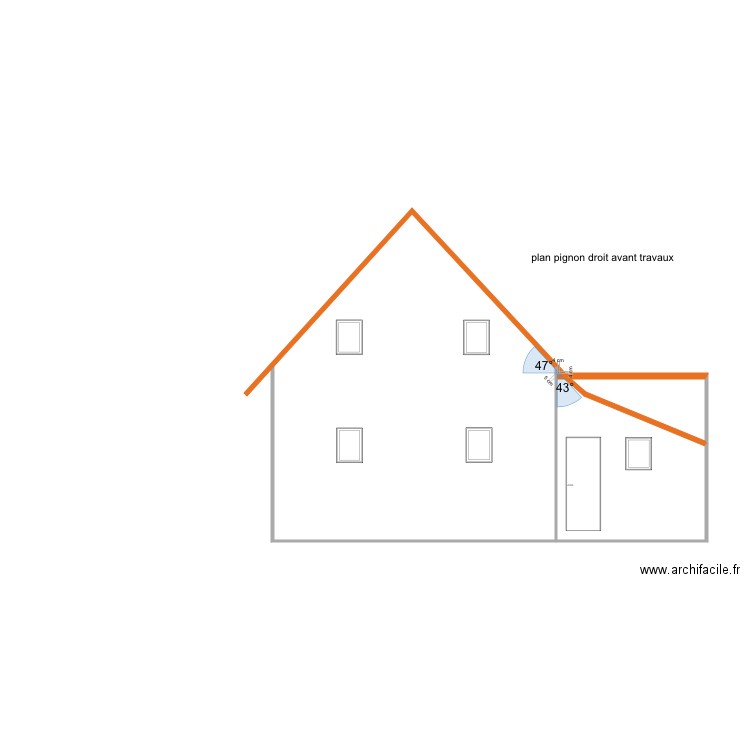 rochefaca argtgttt cr. Plan de 3 pièces et 12 m2