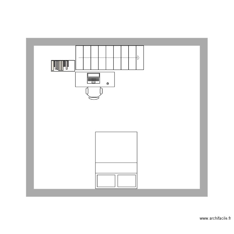  bureau 2eme. Plan de 0 pièce et 0 m2