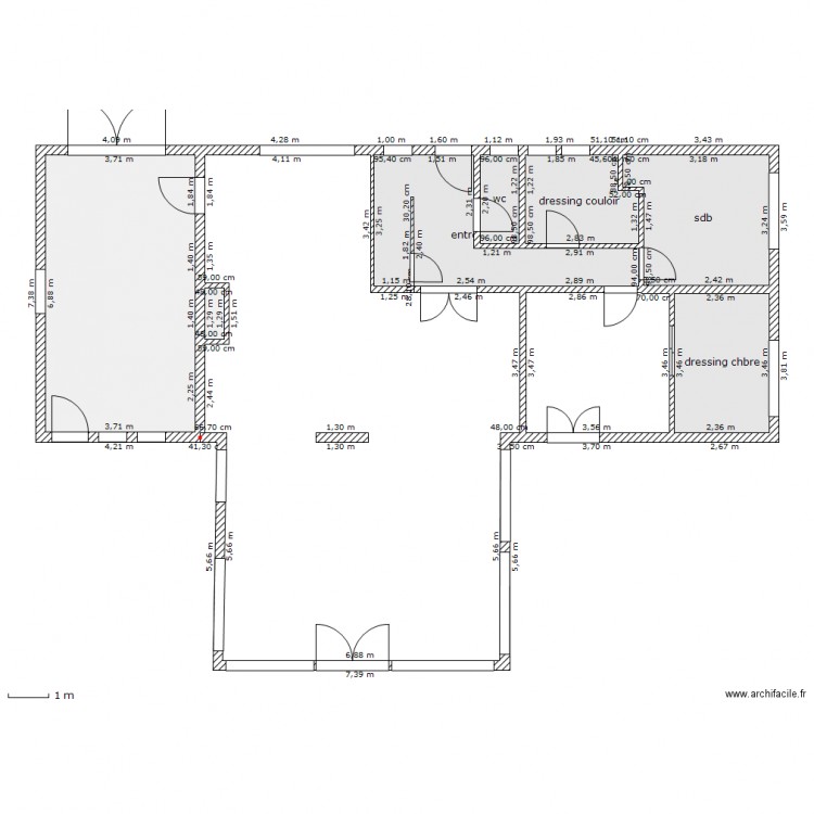 renovation RDC . Plan de 0 pièce et 0 m2