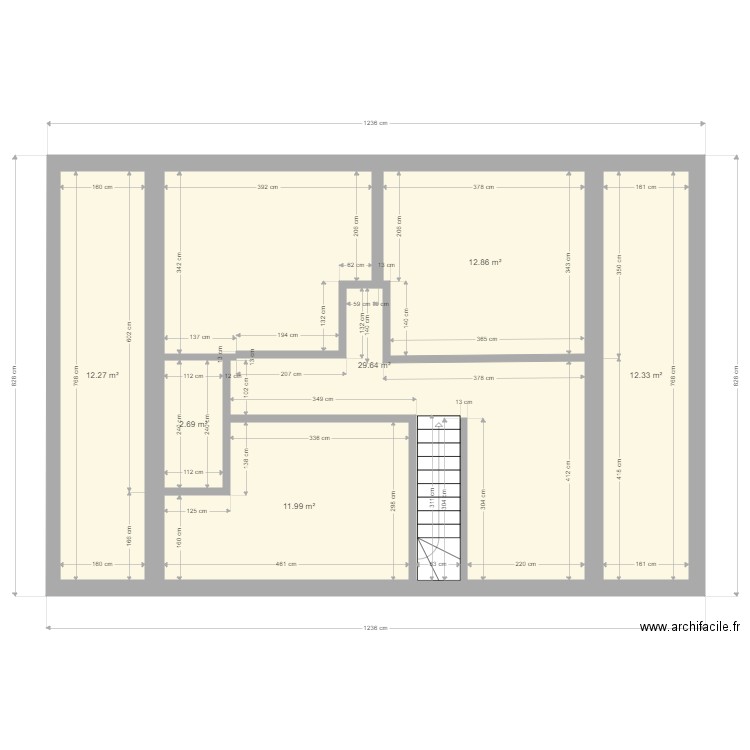 etage maison. Plan de 0 pièce et 0 m2