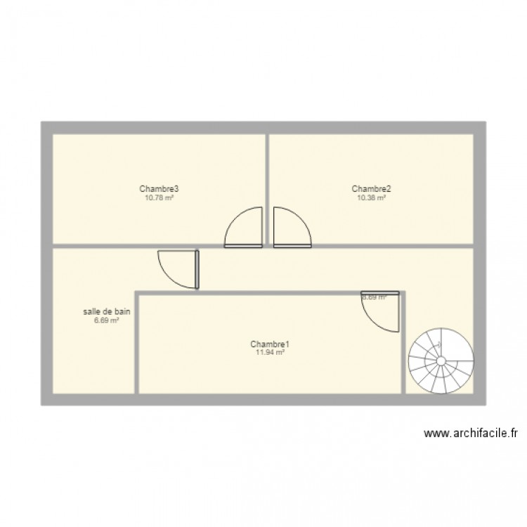 st crepin etage. Plan de 0 pièce et 0 m2