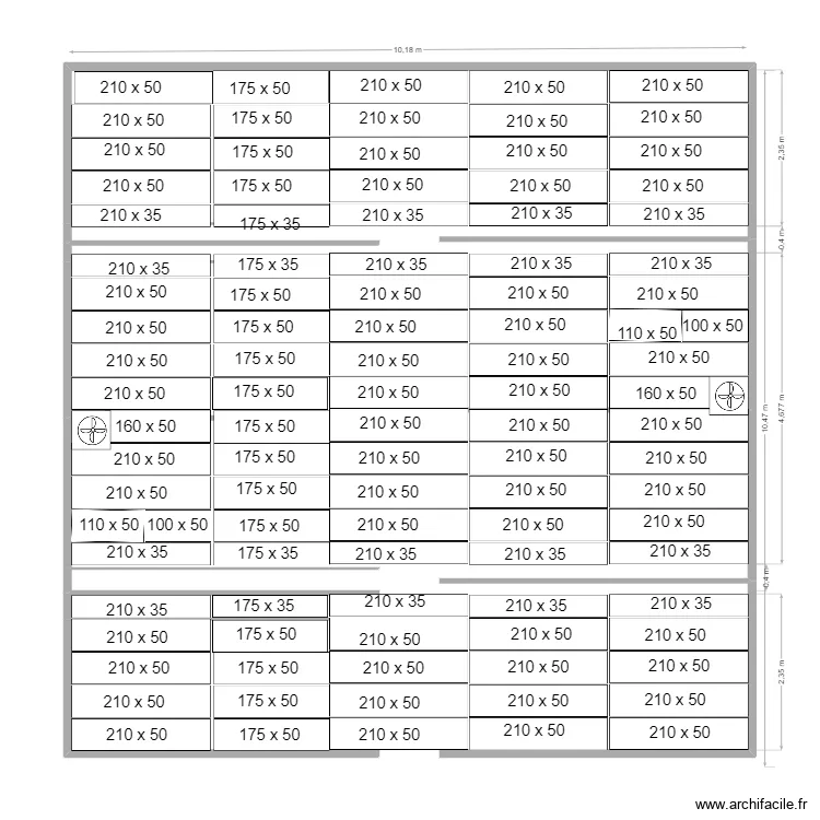 chevanne E11 caillebotis. Plan de chevanne E11 caillebotis. Plan de