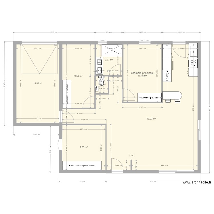 thezan1. Plan de 0 pièce et 0 m2