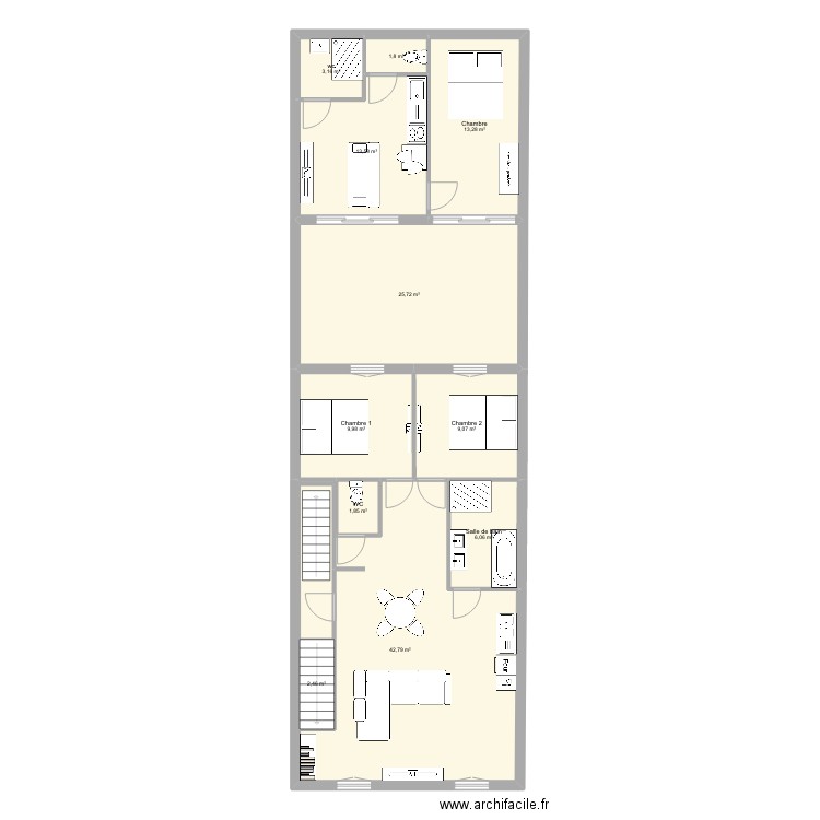 Rénovatiion V2 wilL. Plan de 27 pièces et 394 m2