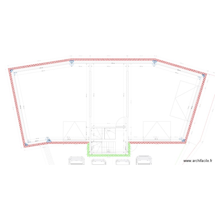 Etage 1 Grange isolaion exté. Plan de 0 pièce et 0 m2