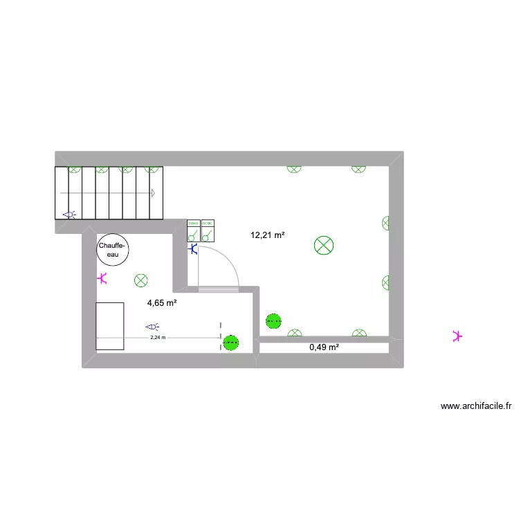 SOHIER CAVE PA. Plan de 