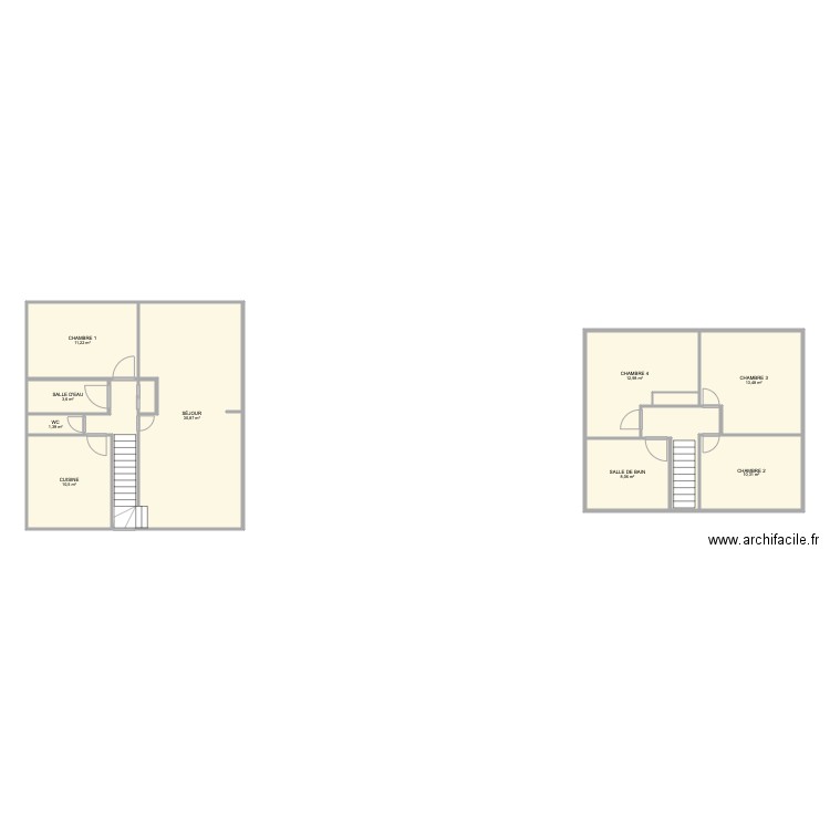 Plan maison 2107. Plan de 0 pièce et 0 m2