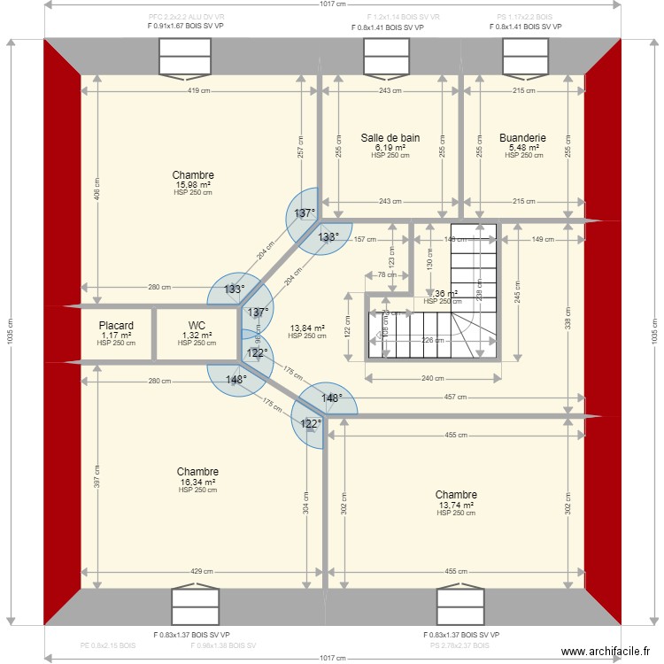 detruiseux . Plan de 0 pièce et 0 m2