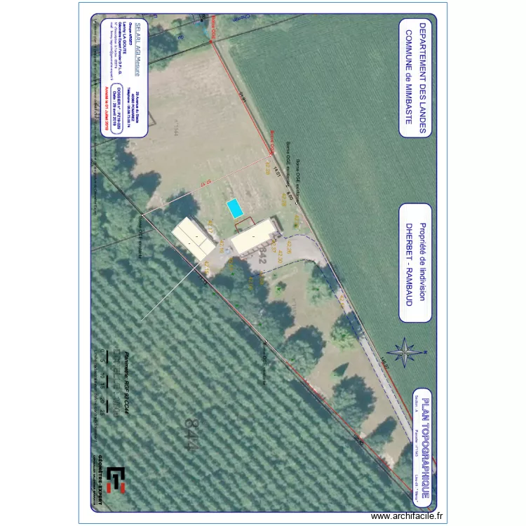 propriete MIMBASTE. Plan de 0 pièce et 0 m2