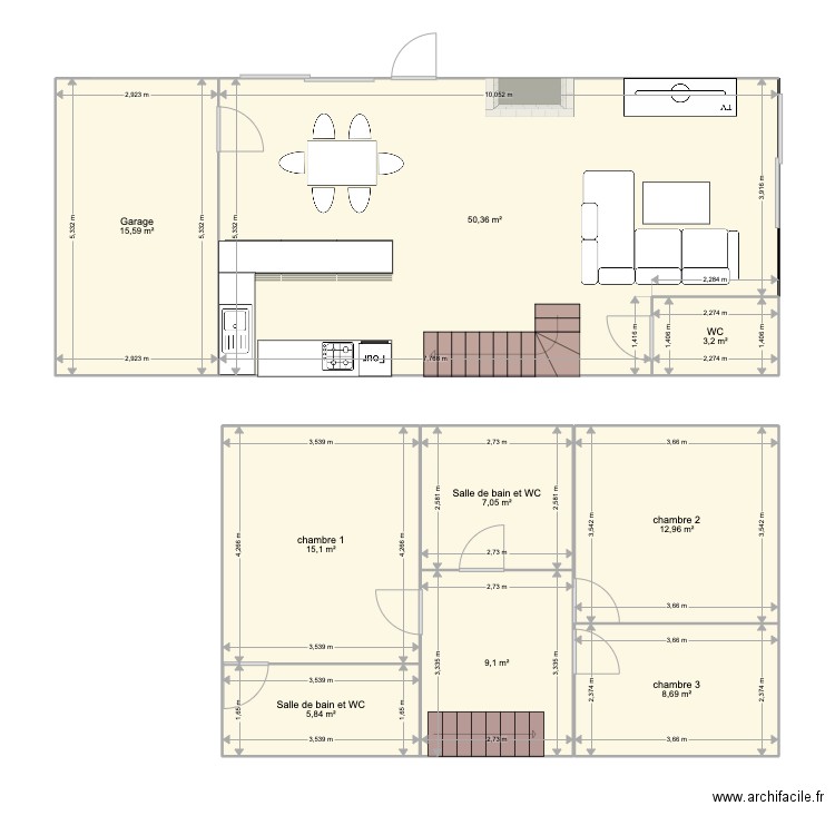 PLAN N. Plan de 0 pièce et 0 m2