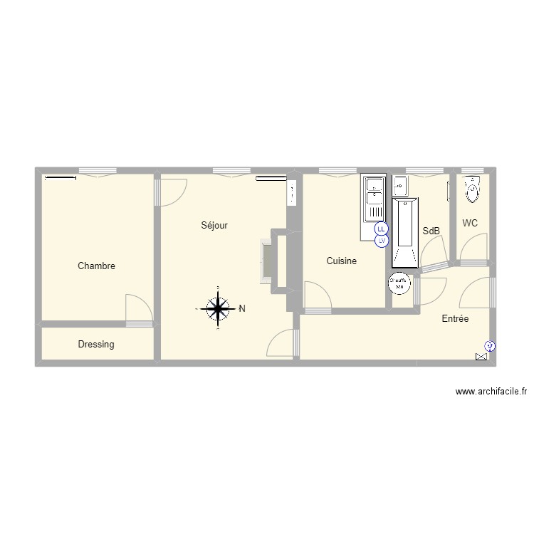 109 Bac C3. Plan de 0 pièce et 0 m2