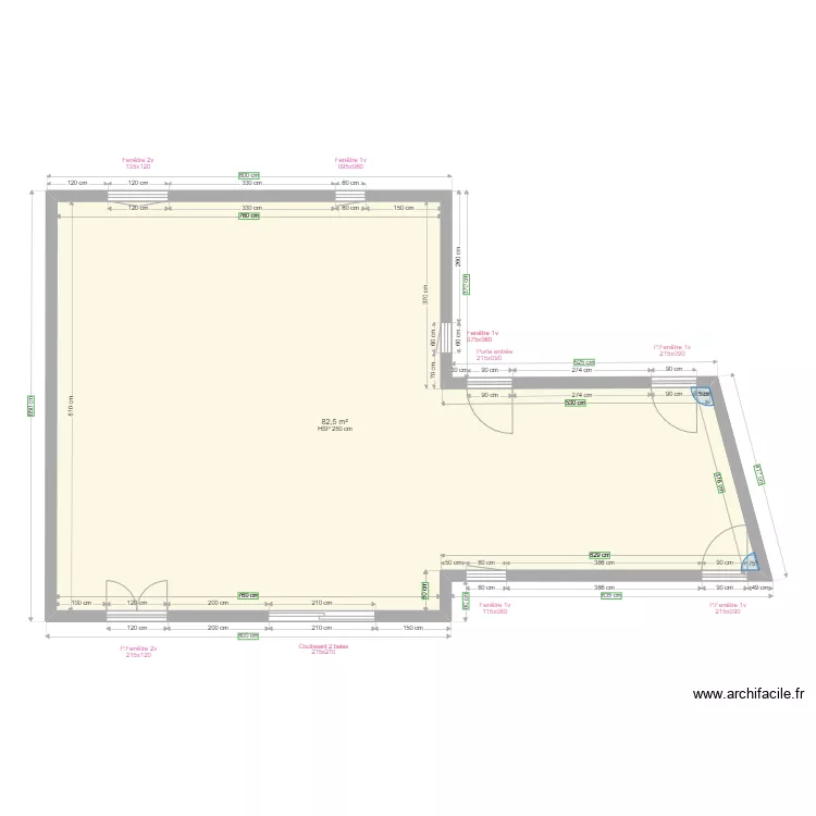 Les valayans 1. Plan de 