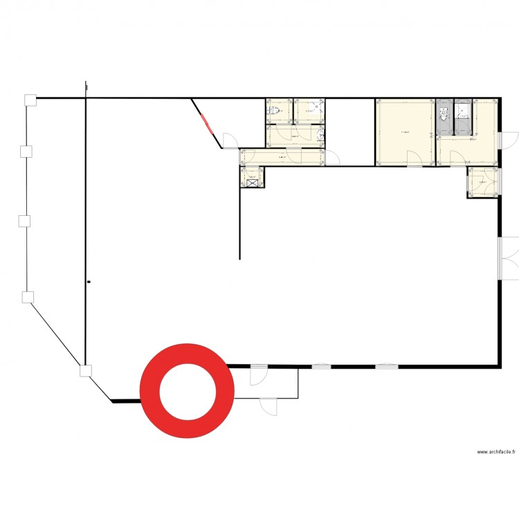 boulangerie 1. Plan de 0 pièce et 0 m2
