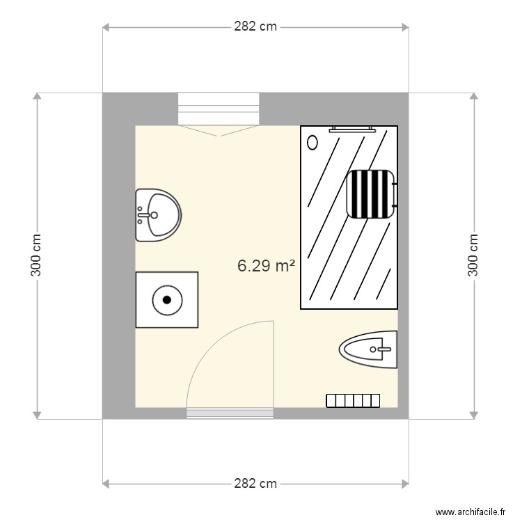 CLAVIER après travaux. Plan de 0 pièce et 0 m2