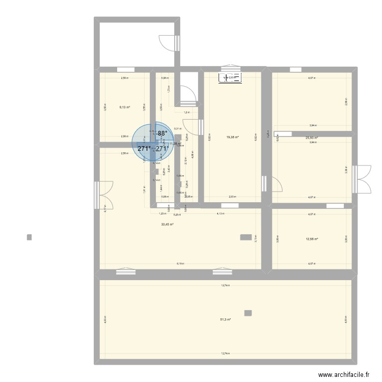EGUYANS. Plan de 0 pièce et 0 m2