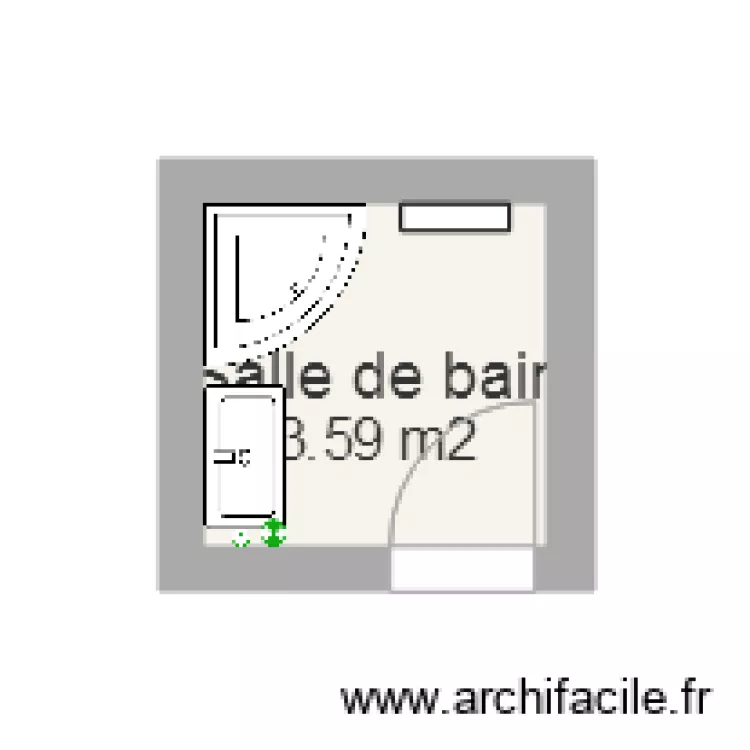 Appart004. Plan de 