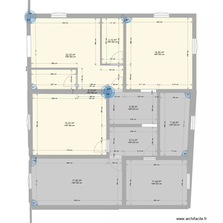 plan niveau chambre stblaise. Plan de 