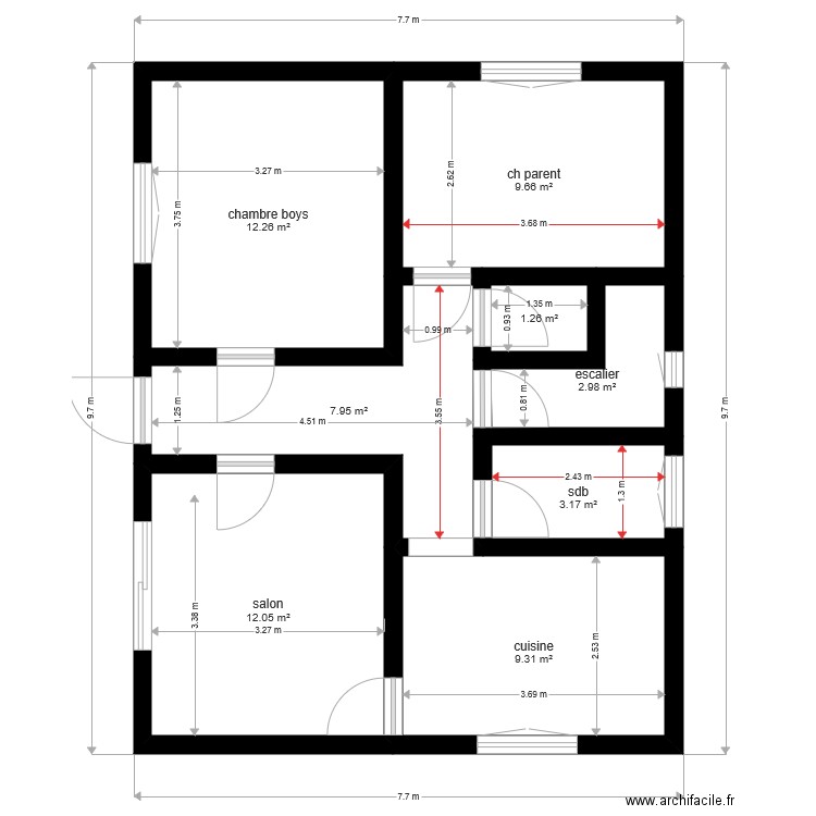 maison cer. Plan de 0 pièce et 0 m2