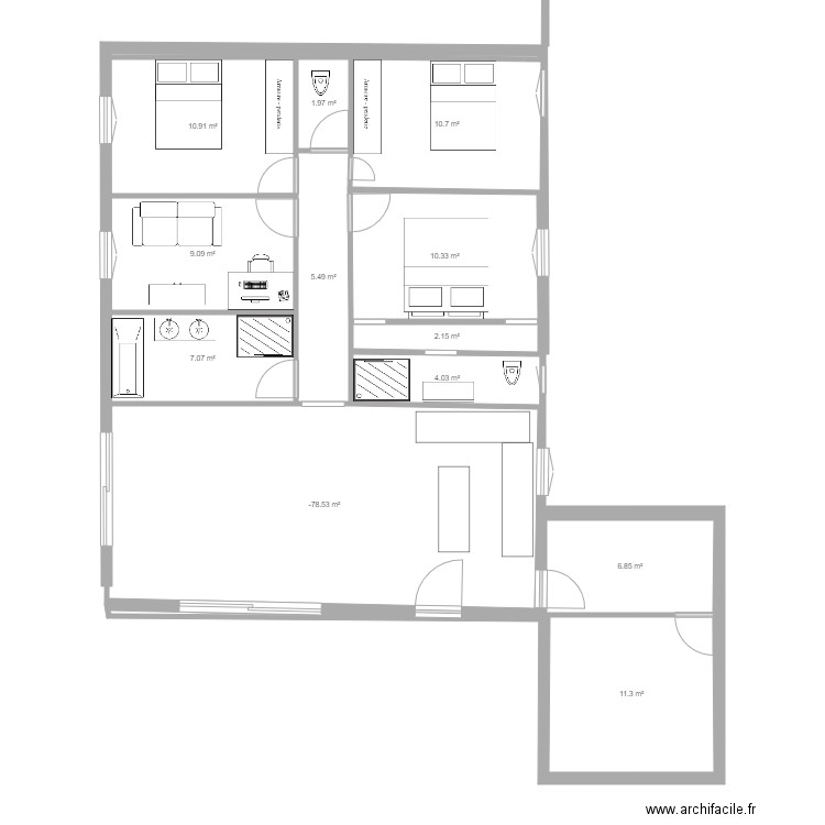 st laurent 1. Plan de 0 pièce et 0 m2