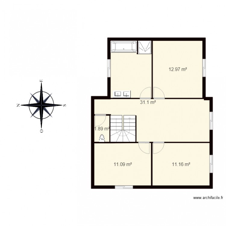 MICHEL BERNARD ETAGE 10. Plan de 0 pièce et 0 m2