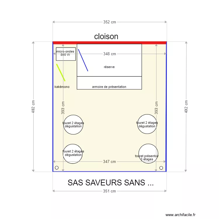 STAND FOIRE DE ROUEN coté 201218. Plan de STAND FOIRE DE ROUEN coté 201218. Plan de