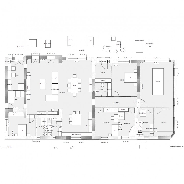 tres grd changement. Plan de 0 pièce et 0 m2