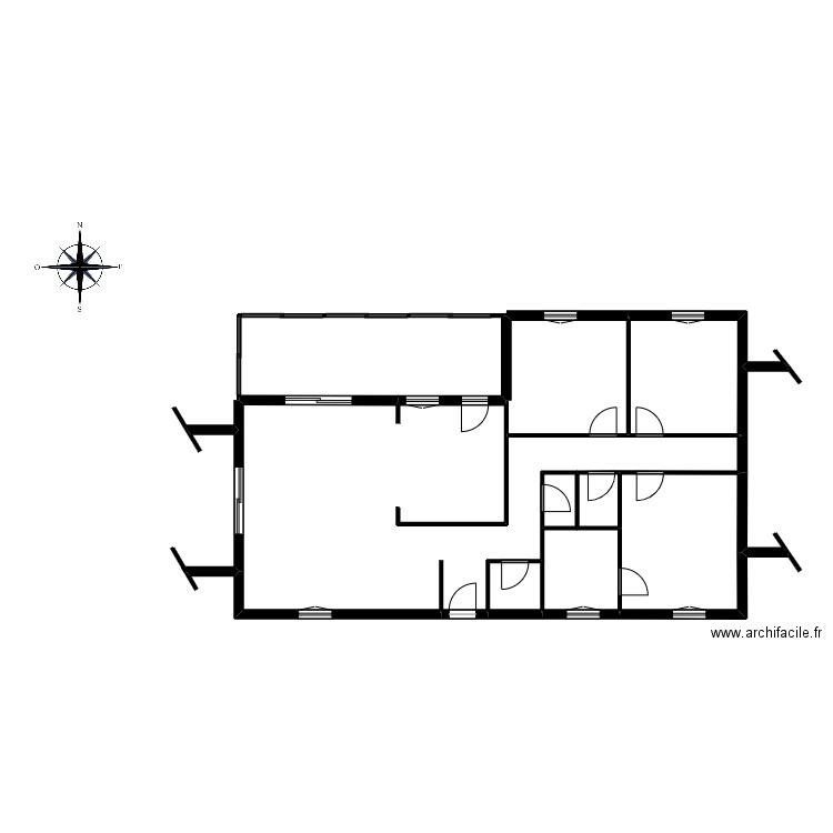 THISSE. Plan de 9 pièces et 123 m2