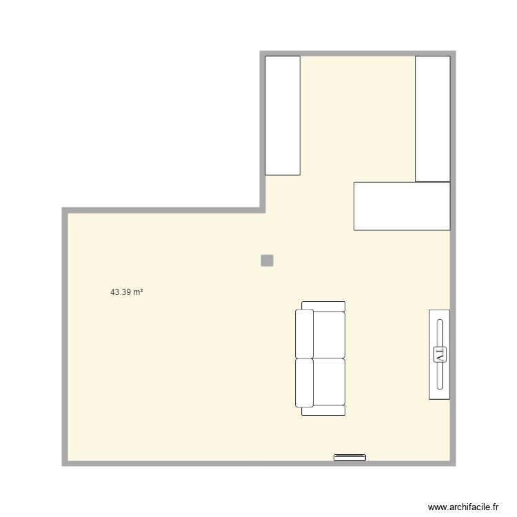 RDC canap&eacute;. Plan de 0 pièce et 0 m2