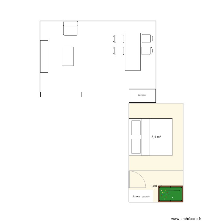 Appart. Plan de 0 pièce et 0 m2
