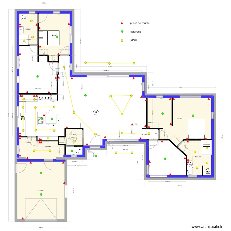 Bayeux_Maison_élec_v0. Plan de 0 pièce et 0 m2