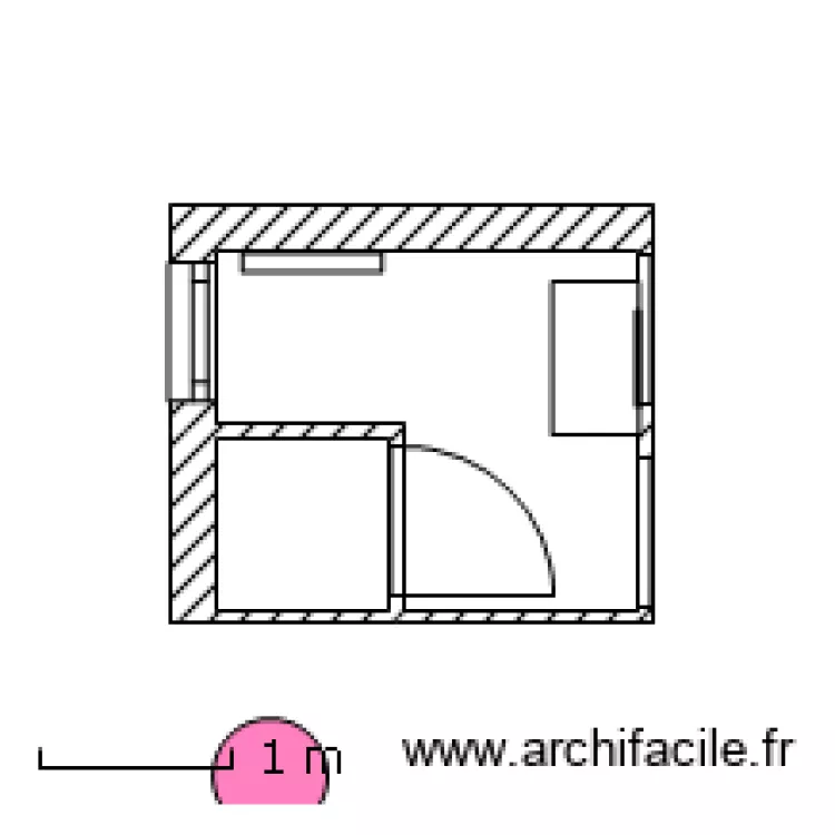 Plan salle de bain T3 26 Sept 2012 parois douche porte pivotantes et mur fixe. Plan de Plan salle de bain T3 26 Sept 2012 parois douche porte pivotantes et mur fixe. Plan de