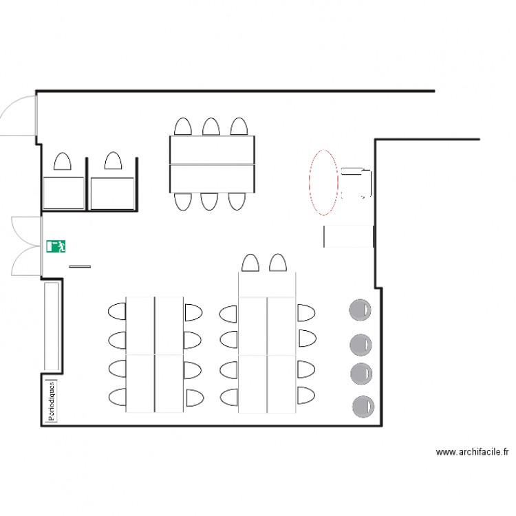 Salle 2 JDA 2016. Plan de 0 pièce et 0 m2