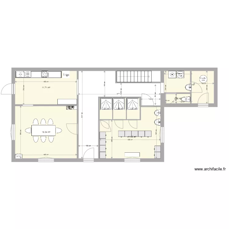Villa QDM3. Plan de 