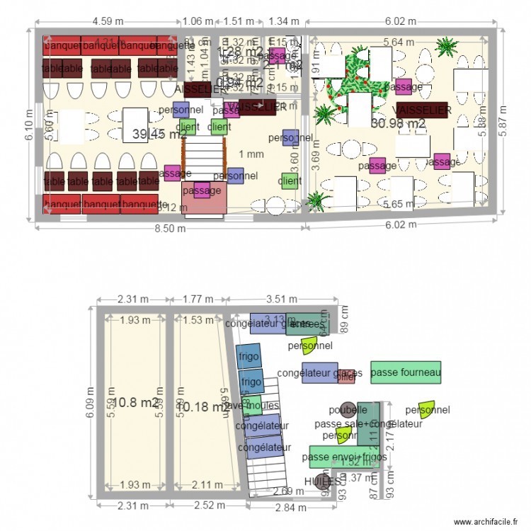 plan brut brunch interieur 3. Plan de 0 pièce et 0 m2