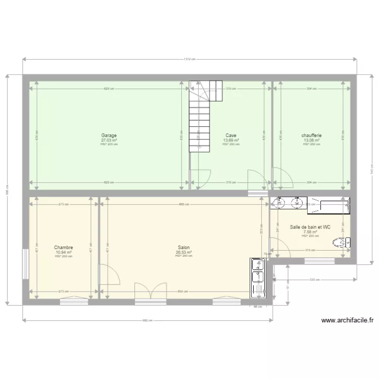 appartement au debut. Plan de appartement au debut. Plan de