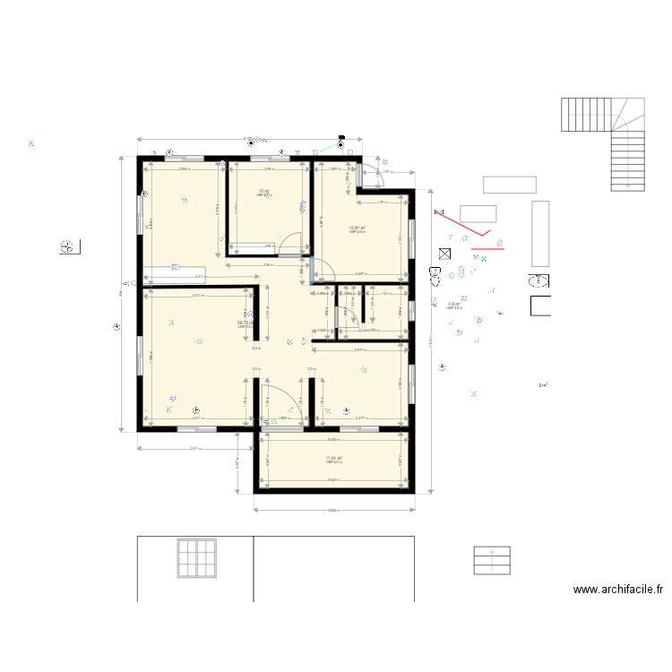 mwanig. Plan de 0 pièce et 0 m2