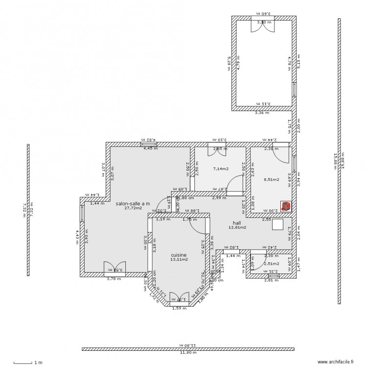 test. Plan de 0 pièce et 0 m2