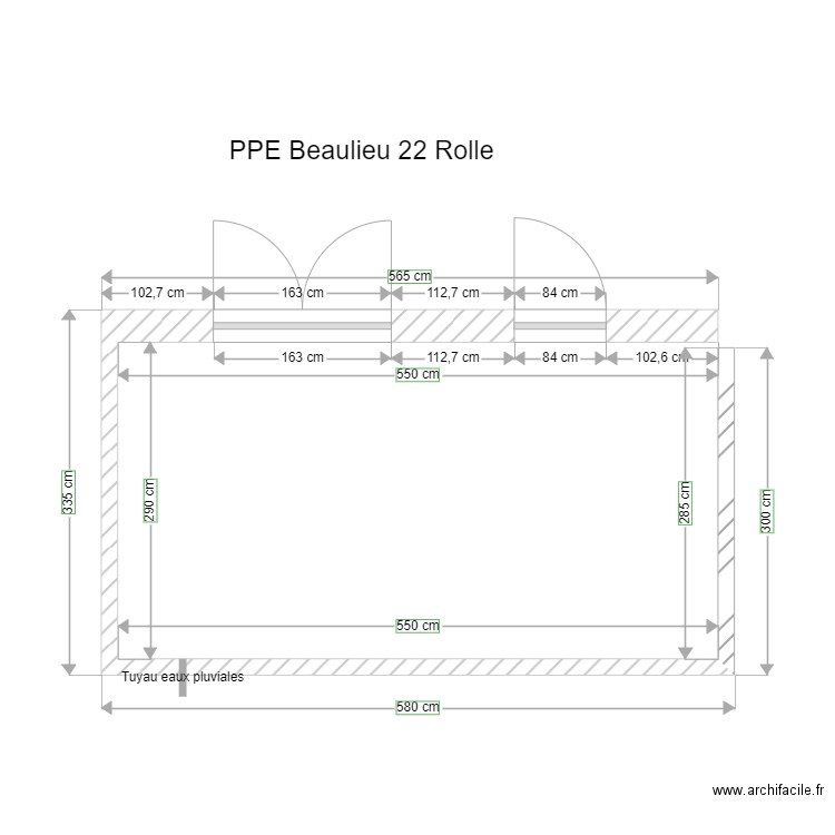 PPE Beaulieu 22 Rolle. Plan de 0 pièce et 0 m2